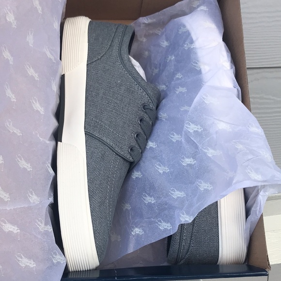 NWOT Ralph Lauren Polo Faxon low-sk-vlc slate Sz 7.5 D Unisex - Picture 8 of 10